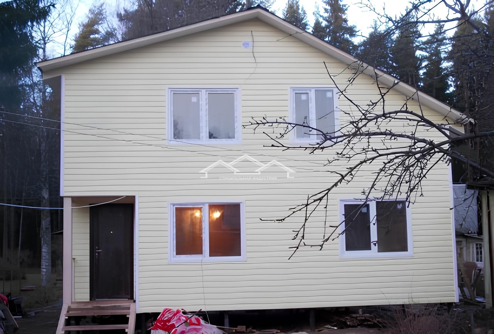 Дом 6х8м. п.Александровская