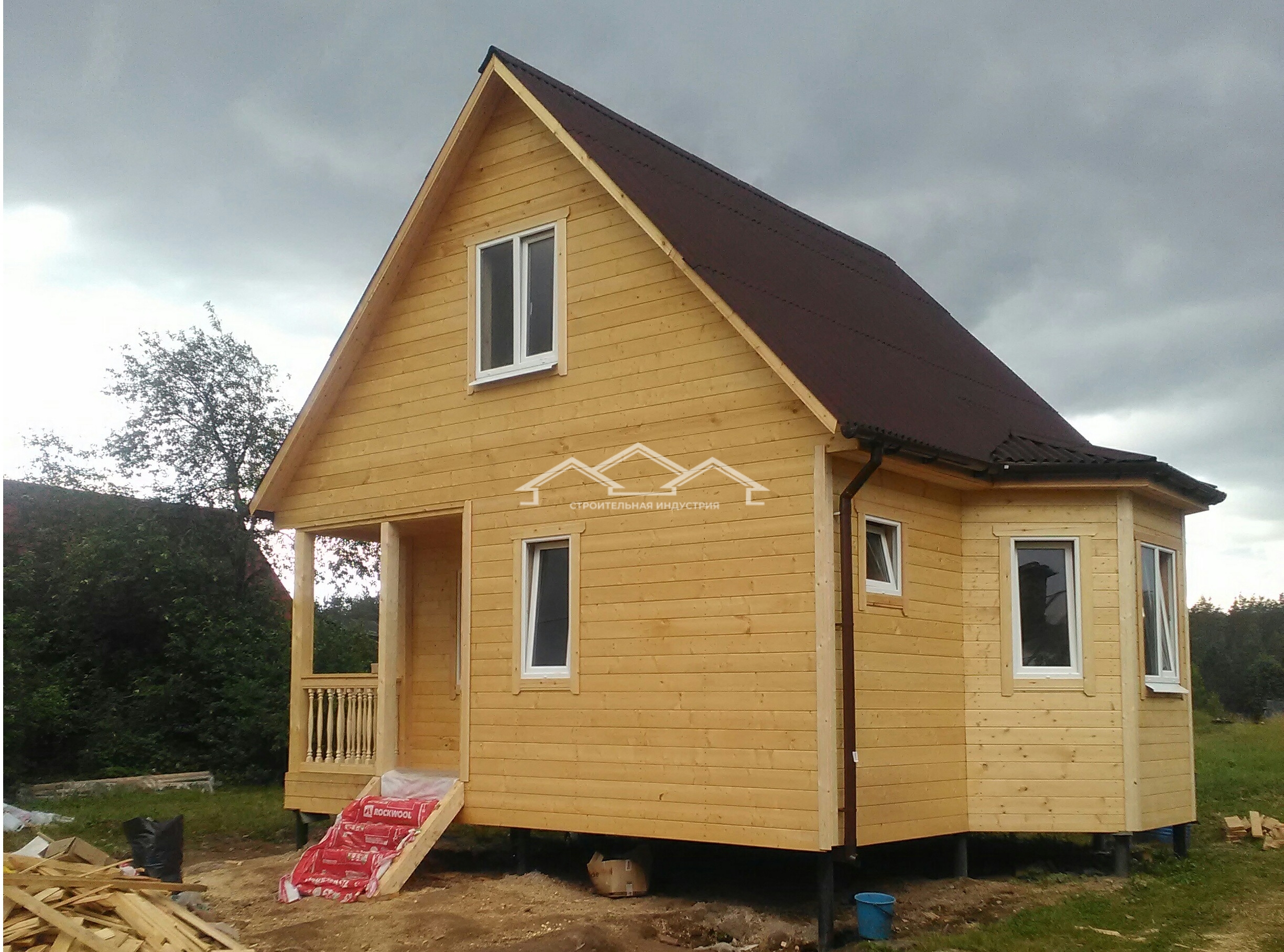 Дом 6х6м. п.Гришкино