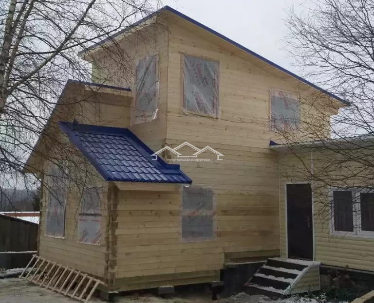Сруб из бруса 4,6х8м. д.Террехово