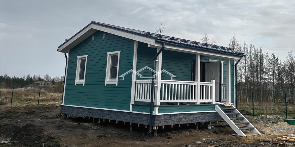 Дом 6х7м. п.Северная миля